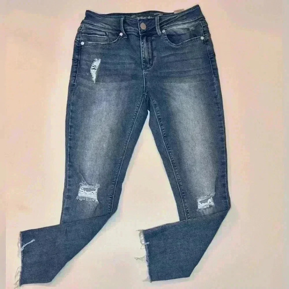 Seven7 Women’s Skinny Crop Jeans Size 8 - Picture 5 of 8